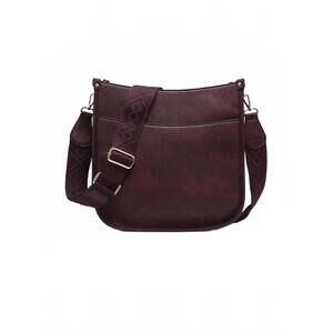 NEW JEN & CO. women's chloe crossbody bag in cherry lacquer